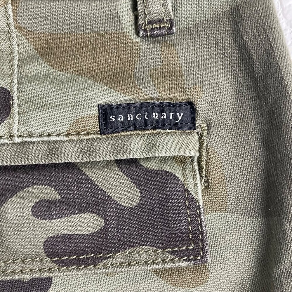 Sanctuary Camo Skinny Surplus Women Pants – Size 26 - Picture 10 of 10
